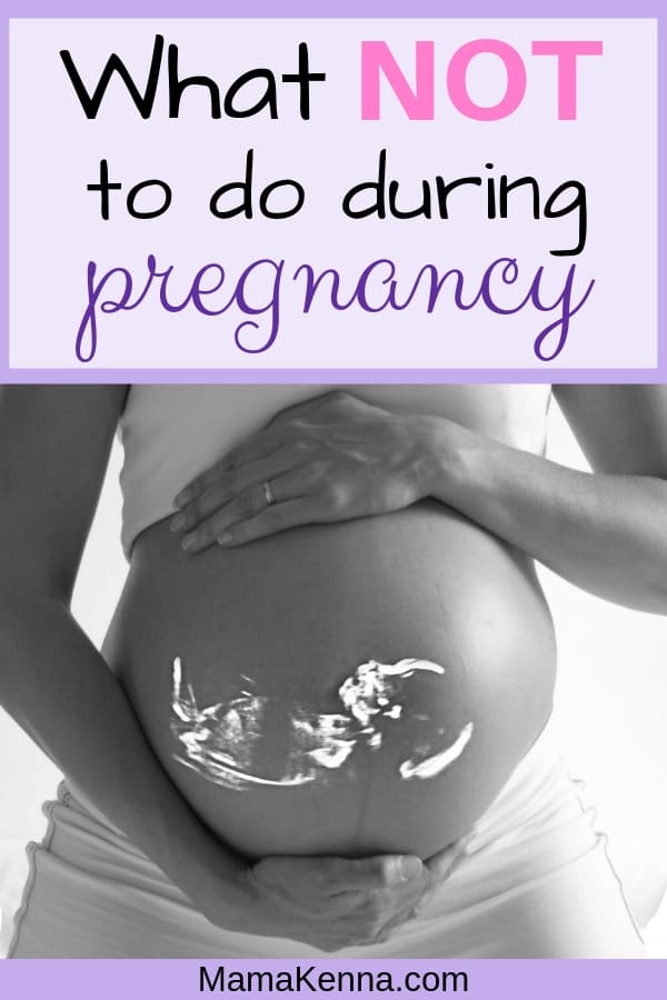 pinterest what not to do during pregnancy. woman holding pregnant belly