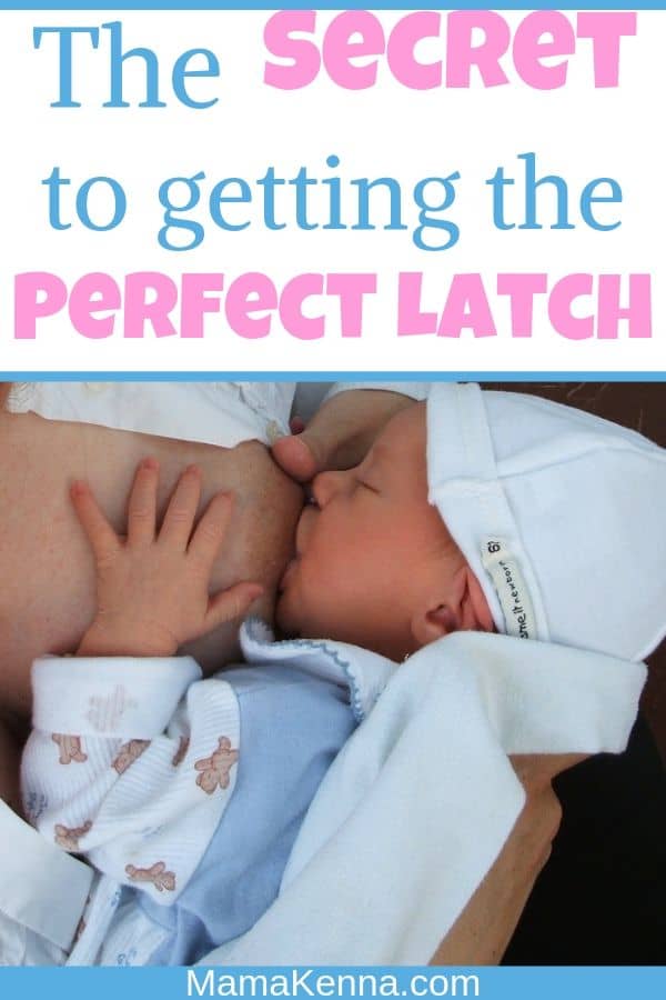 find out how to get the perfect latch while breastfeeding