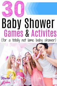 34 Fun Baby Shower Games that Don't Suck - Mama Kenna