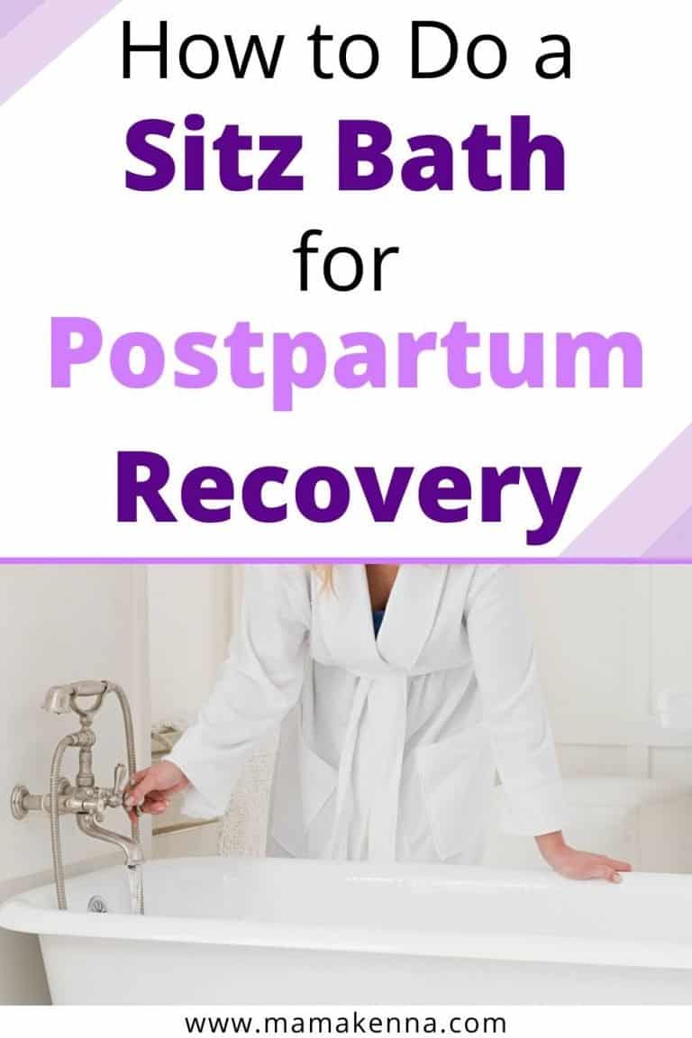 Postpartum Sitz Bath Benefits & Instructions on How to Do One Mama Kenna